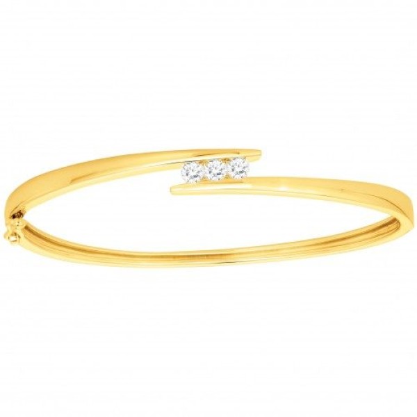 Bracelet  Plaqué Or Oxyde de Zirconium