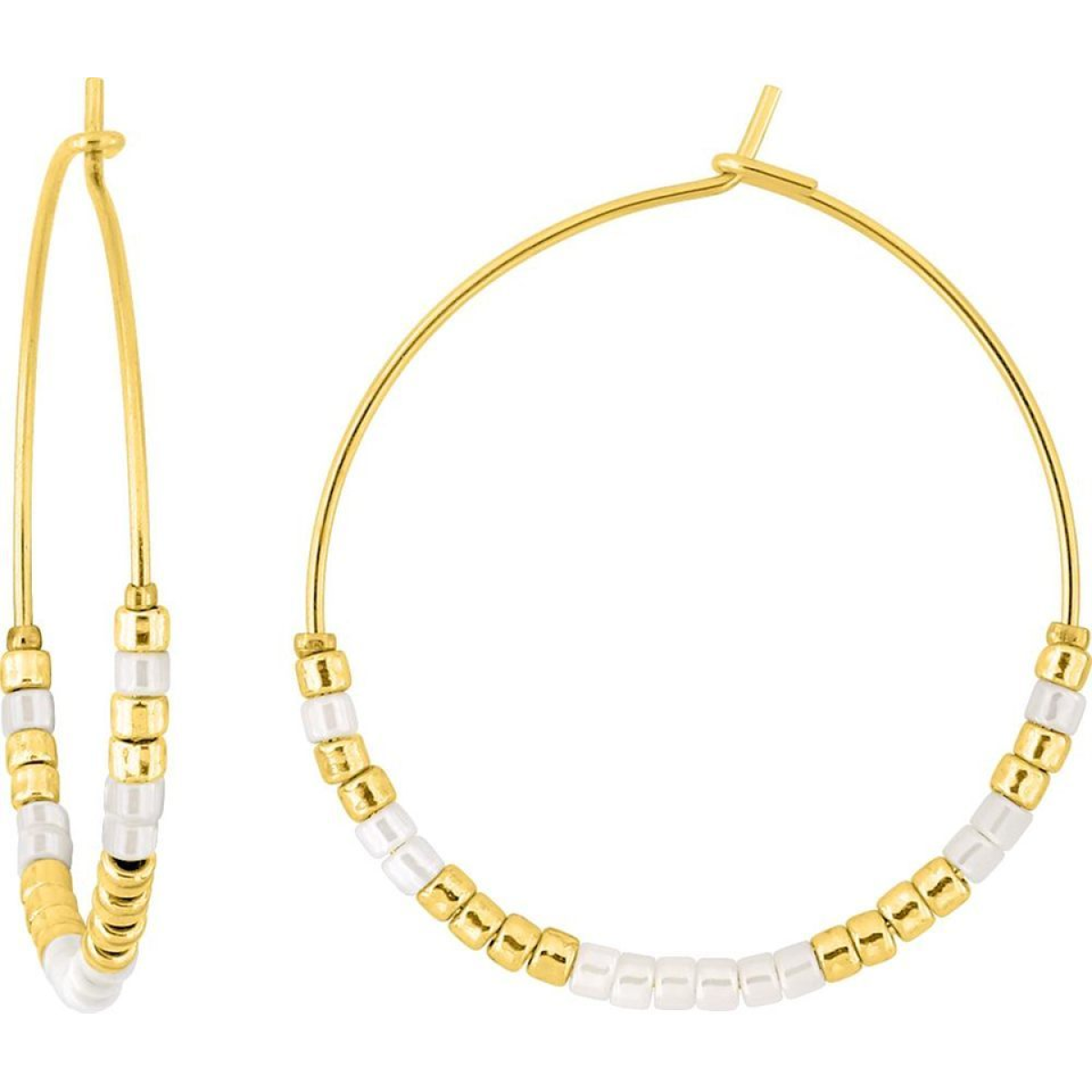 Boucles d'Oreilles  Acier