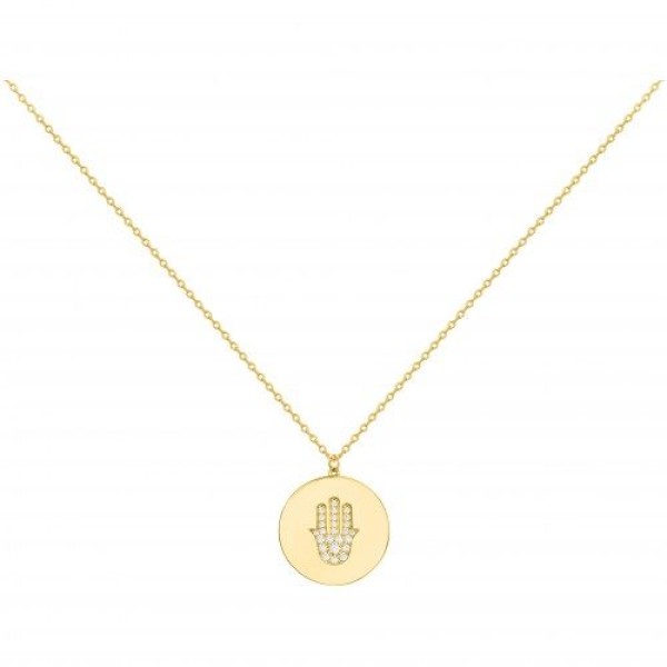 Collier  Plaqué Or Oxyde de Zirconium