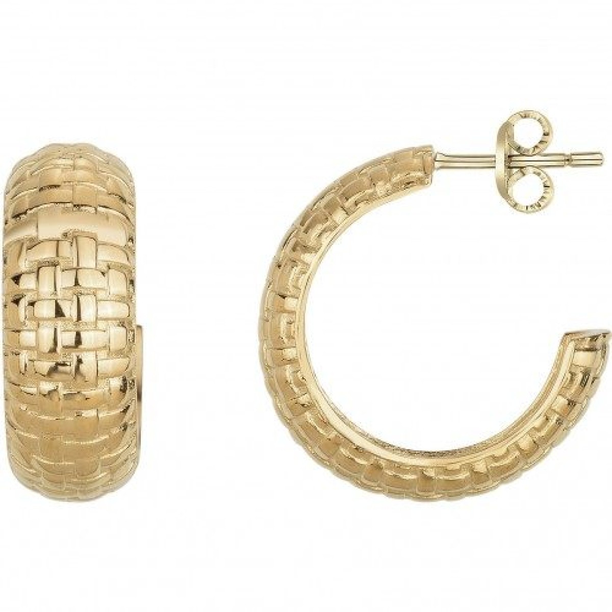 Boucles d'Oreilles  Acier