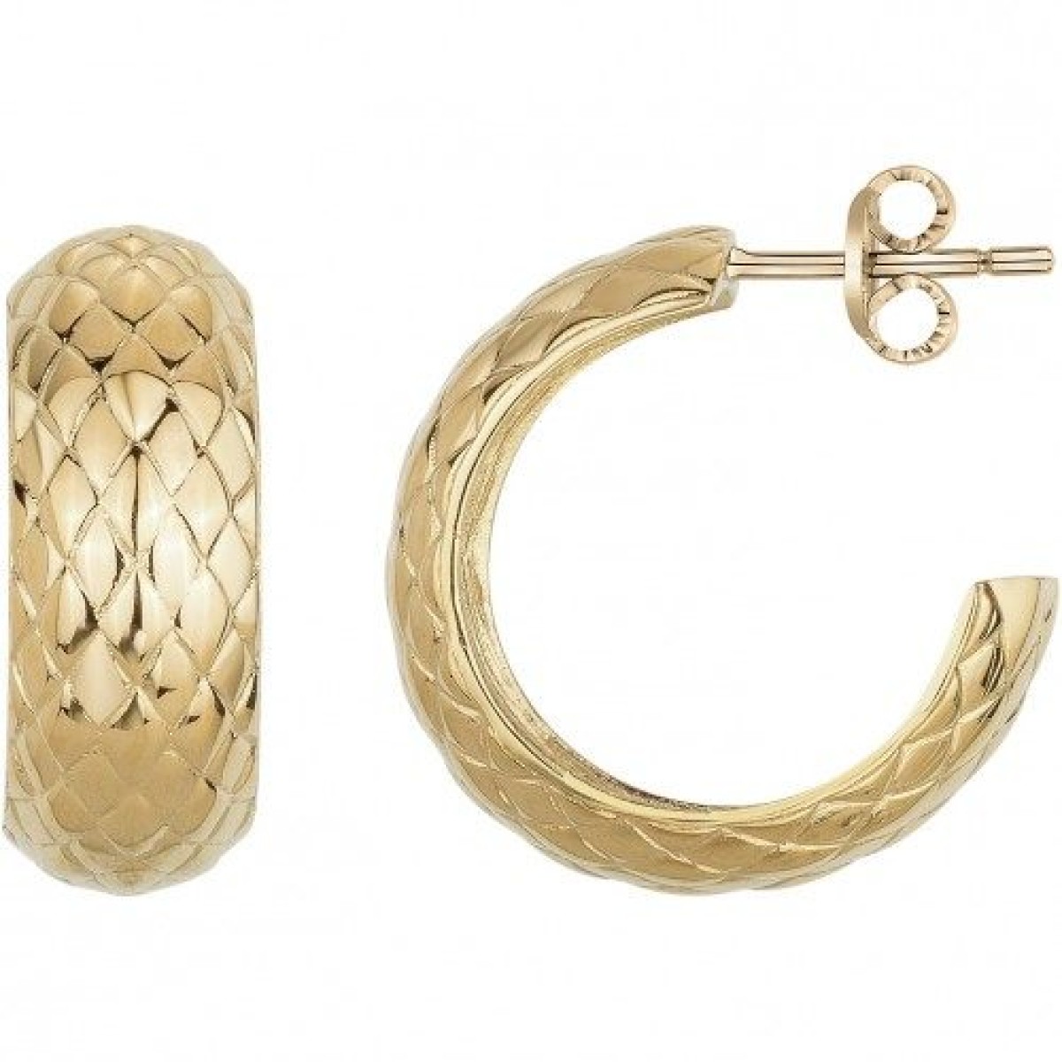 Boucles d'Oreilles  Acier