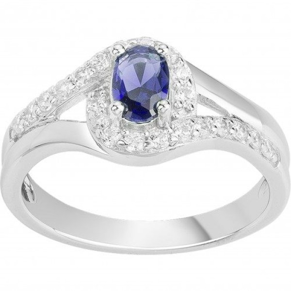 Bague  Argent 925/1000 Oxyde de Zirconium