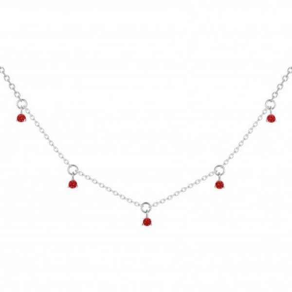 Collier  Argent 925/1000 Oxyde de Zirconium