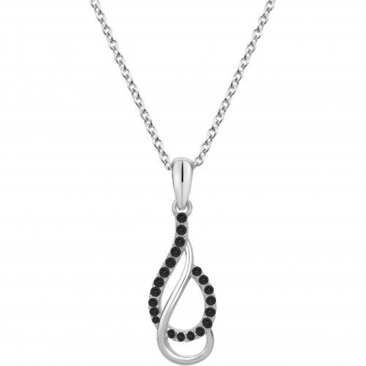 Collier  Argent 925/1000 Oxyde de Zirconium
