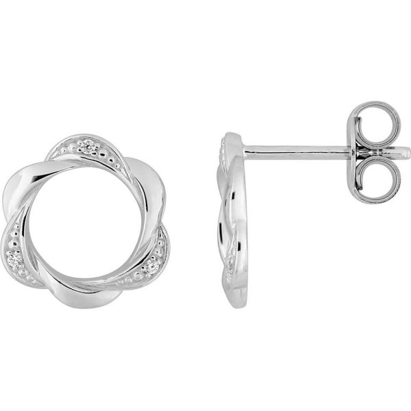 Boucles d'Oreilles  Argent 925/1000 Oxyde de Zirconium