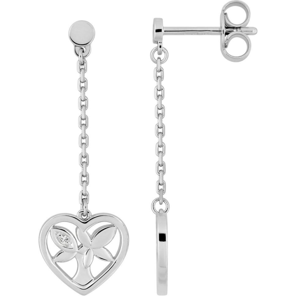 Boucles d'Oreilles  Argent 925/1000 Oxyde de Zirconium