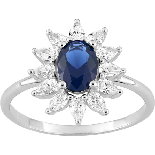Bague  Argent 925/1000 Oxyde de Zirconium
