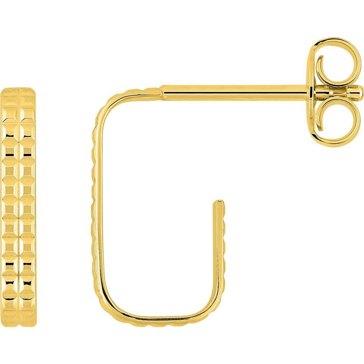 Boucles d'Oreilles  Plaqué Or