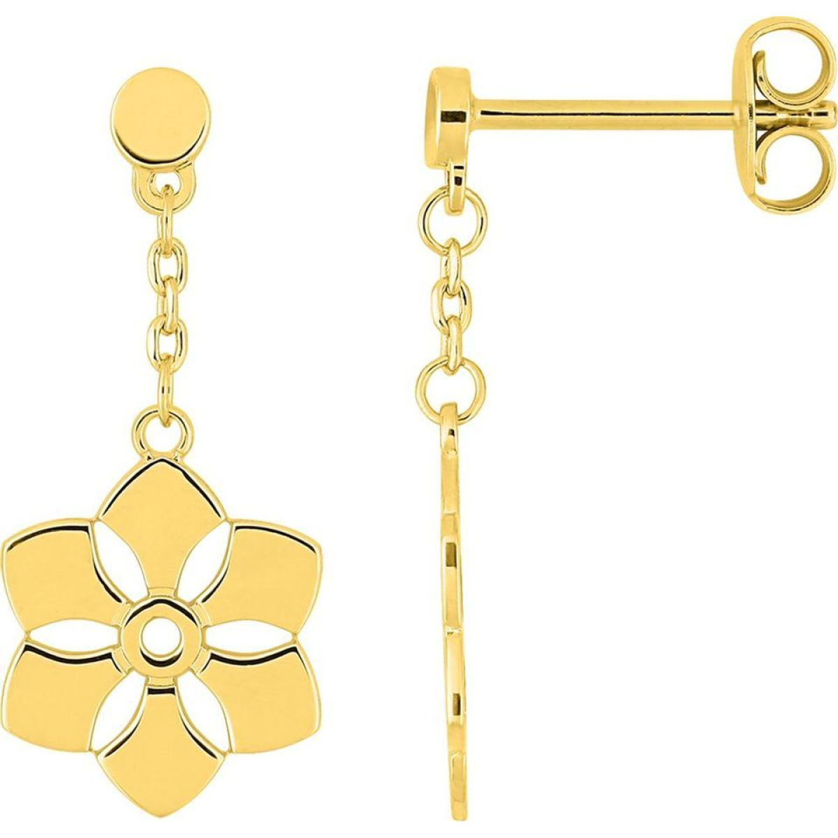 Boucles d'Oreilles  Plaqué Or