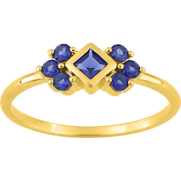 Bague  Plaqué Or Oxyde de Zirconium