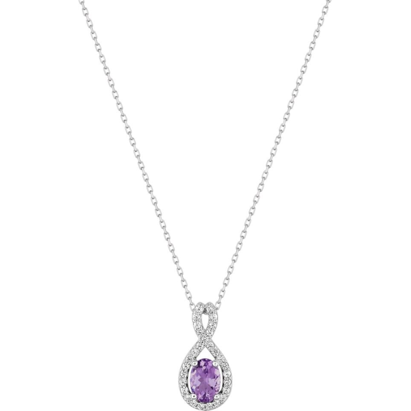 Collier  Or 375/1000 Améthyste