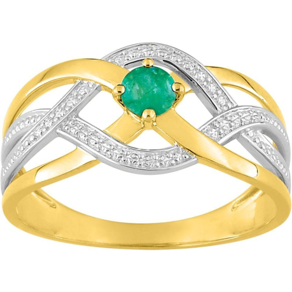 Bague  Or 750/1000 Emeraude
