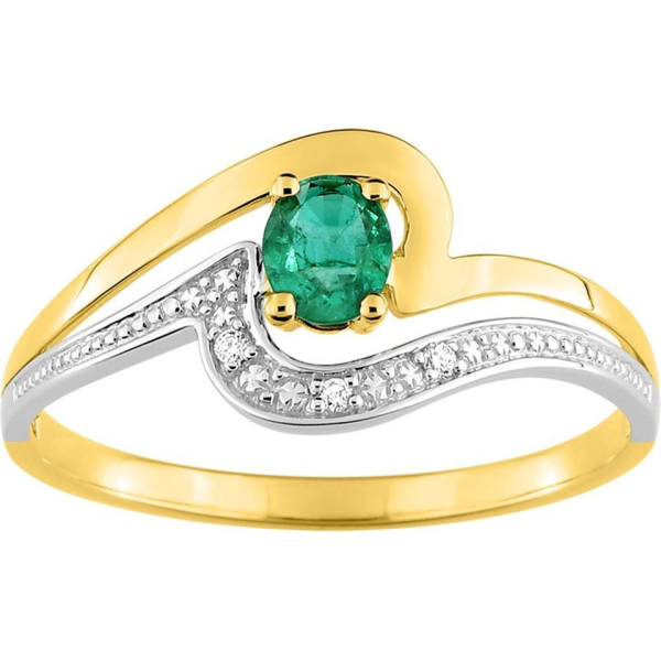 Bague  Or 750/1000 Emeraude