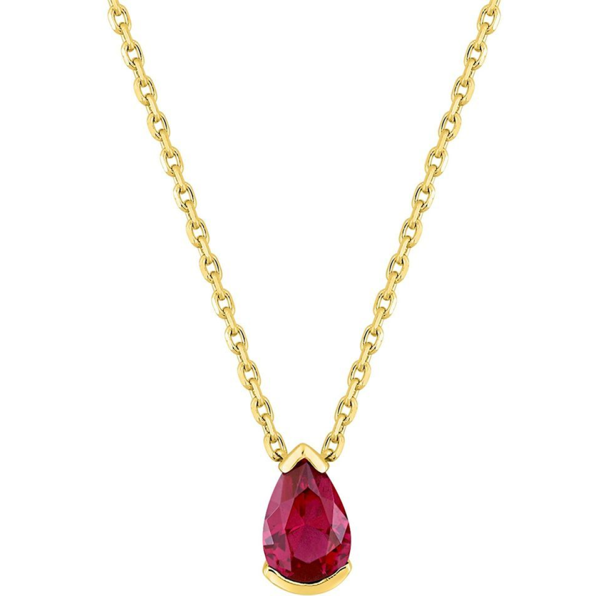 Collier  Or 750/1000 Rubis