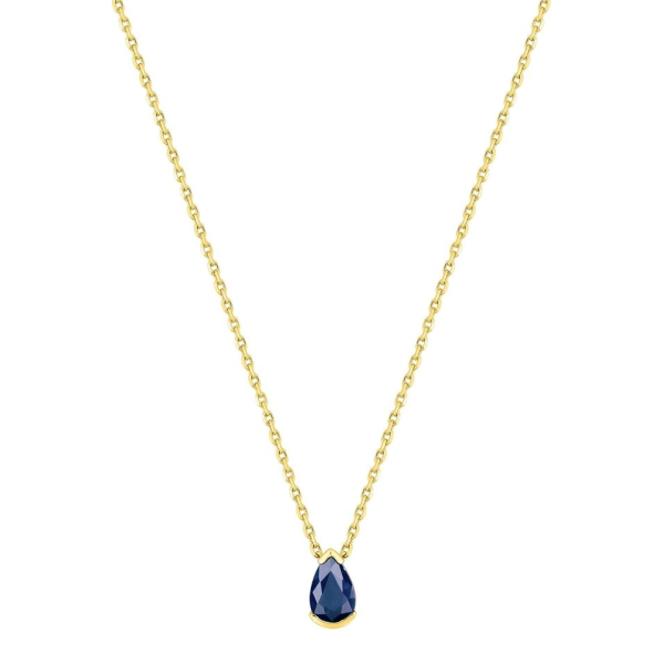 Collier  Or 750/1000 Saphir