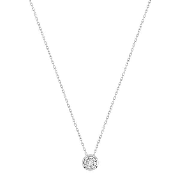 Collier  Or 750/1000 Oxyde de Zirconium