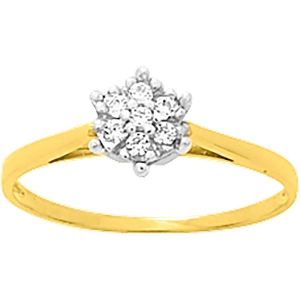 Bague  Or 750/1000 Oxyde de Zirconium