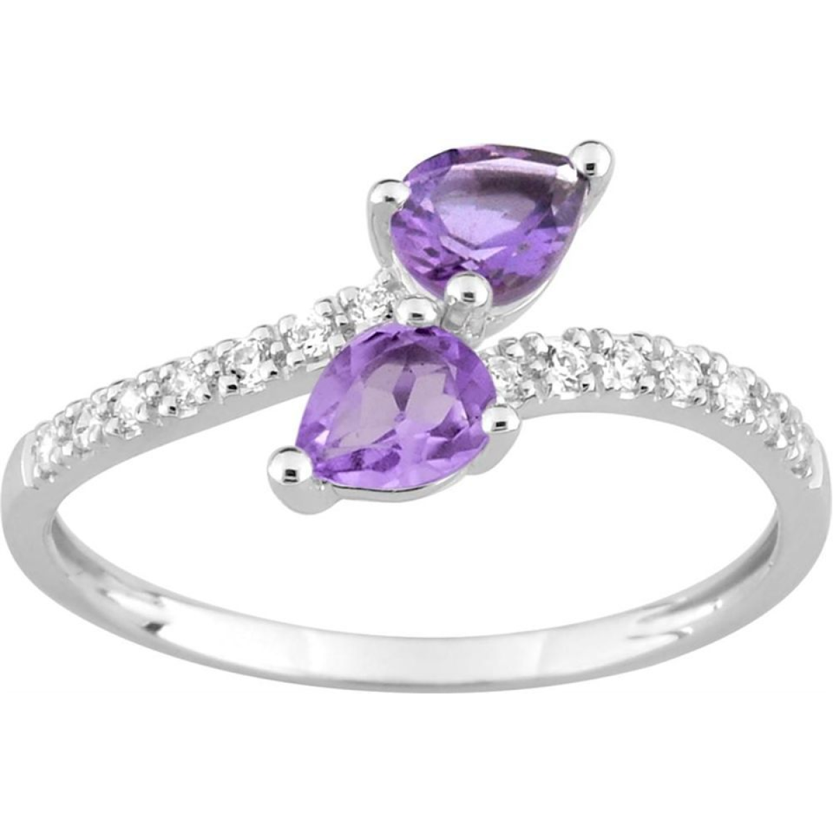 Bague  Or 375/1000 Améthyste