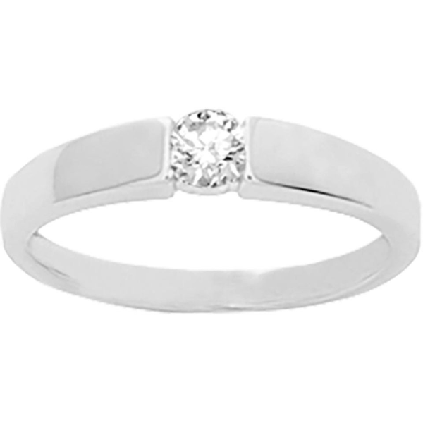 Bague  Or 375/1000 Oxyde de Zirconium