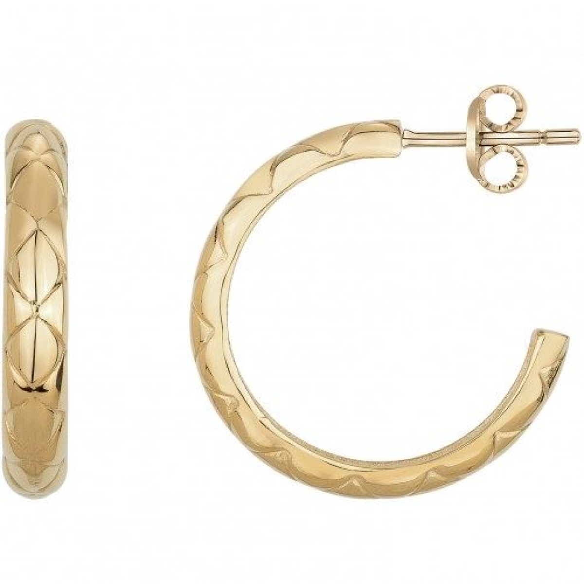 Boucles d'Oreilles  Acier