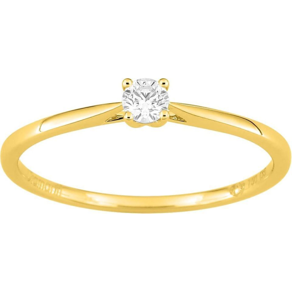Bague  Or 750/1000 Diamant Synthétique