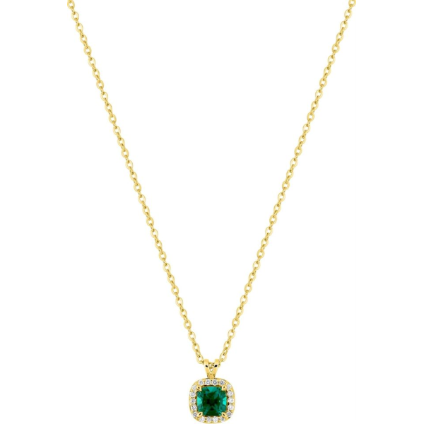 Collier  Or 375/1000 Diamant Synthétique