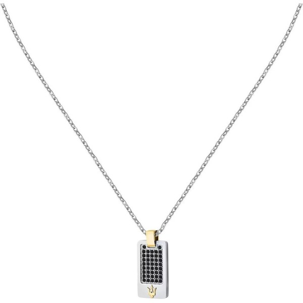 Collier MASERATI Acier Oxyde de Zirconium
