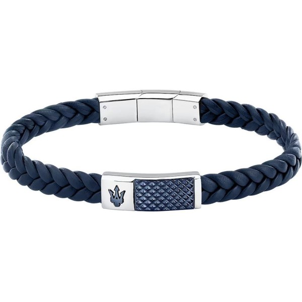 Bracelet MASERATI Acier Cuir
