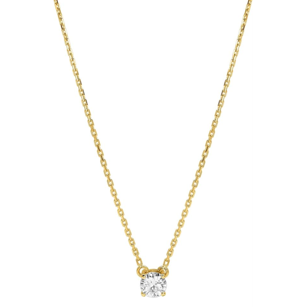 Collier  Or 750/1000 Diamant Synthétique