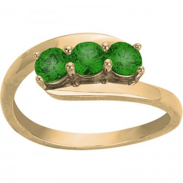 Bague  Plaqué Or Oxyde de Zirconium