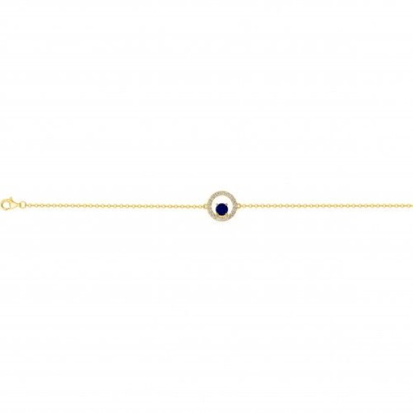 Bracelet  Plaqué Or Oxyde de Zirconium
