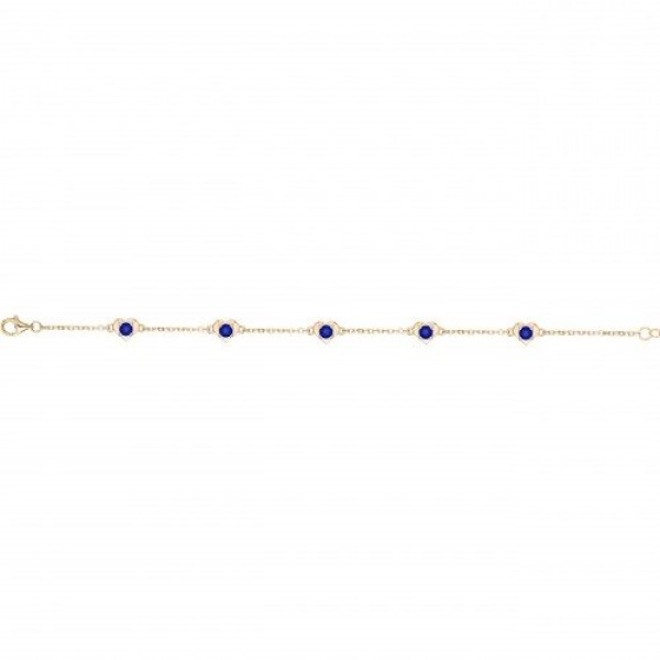 Bracelet  Plaqué Or Oxyde de Zirconium