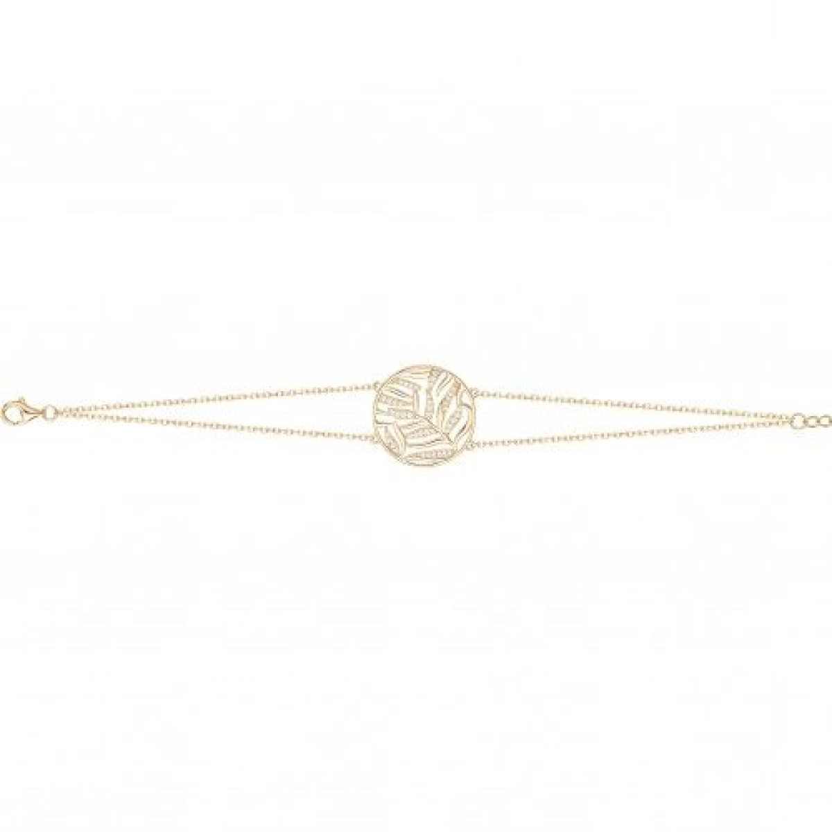 Bracelet  Plaqué Or Oxyde de Zirconium