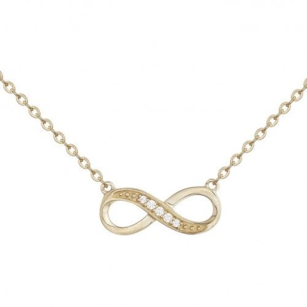 Collier  Plaqué Or Oxyde de Zirconium