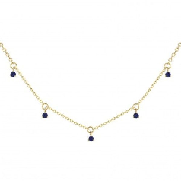 Collier  Plaqué Or Oxyde de Zirconium