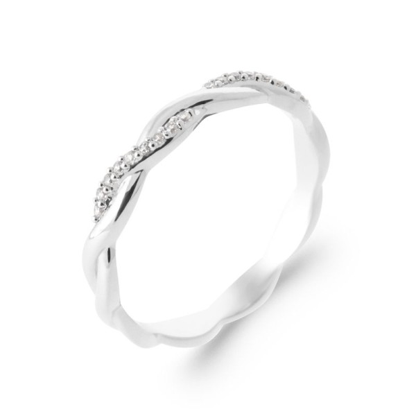 Bague  Argent 925/1000 Oxyde de Zirconium