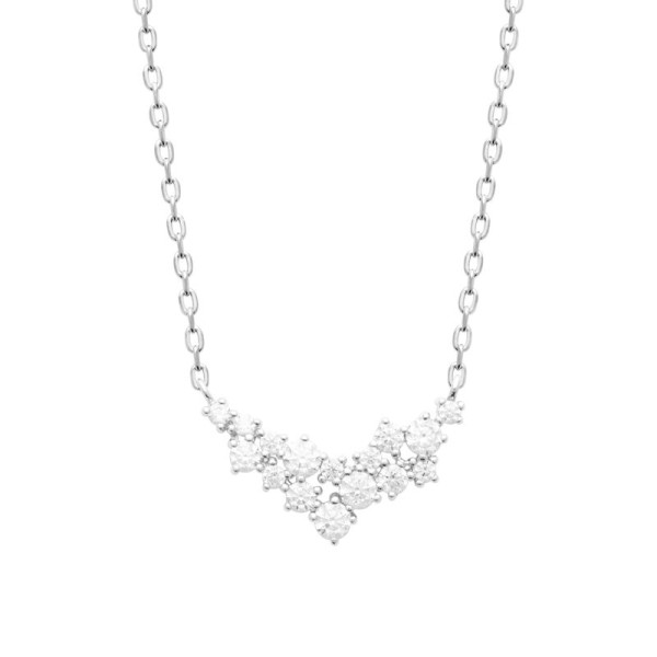 Collier  Argent 925/1000 Oxyde de Zirconium