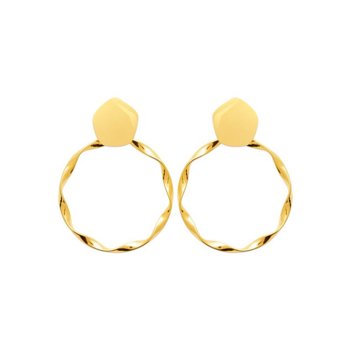 Boucles d'Oreilles  Acier