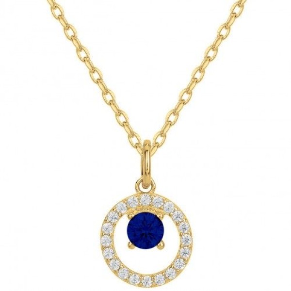 Collier  Plaqué Or Oxyde de Zirconium