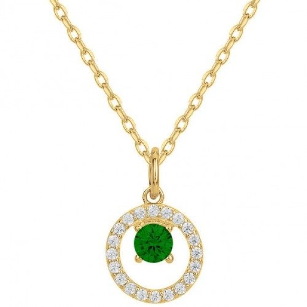 Collier  Plaqué Or Oxyde de Zirconium