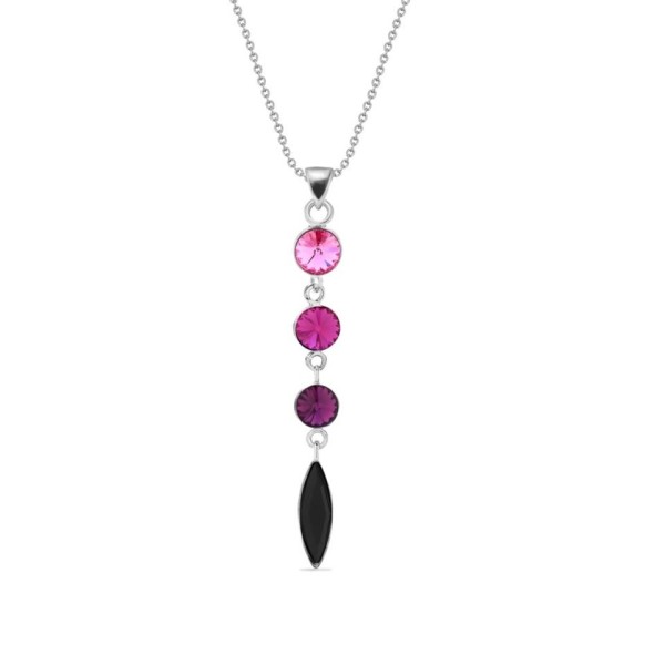 Collier  Argent 925/1000 cristaux Swarovski