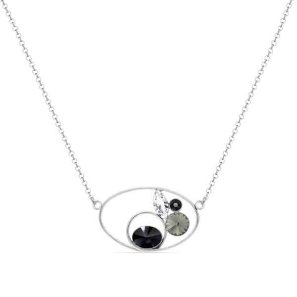 Collier  Argent 925/1000 cristaux Swarovski