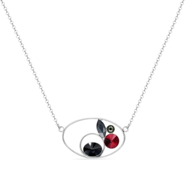 Collier  Argent 925/1000 cristaux Swarovski