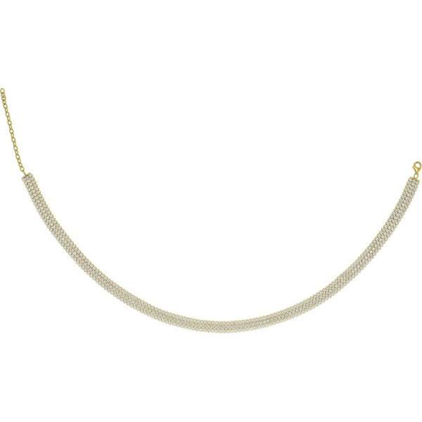 Collier  Plaqué Or Oxyde de Zirconium
