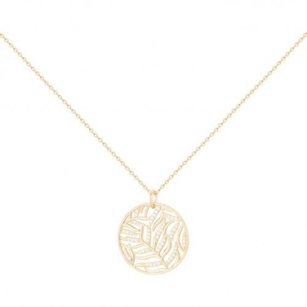 Collier  Plaqué Or Oxyde de Zirconium