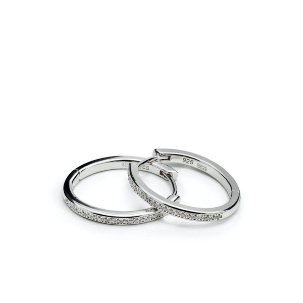 Boucles d'Oreilles  Argent 925/1000 Oxyde de Zirconium