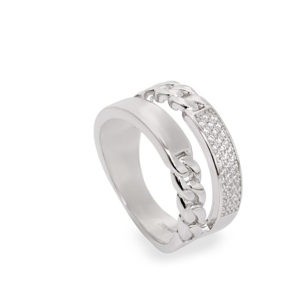 Bague  Argent 925/1000 Oxyde de Zirconium