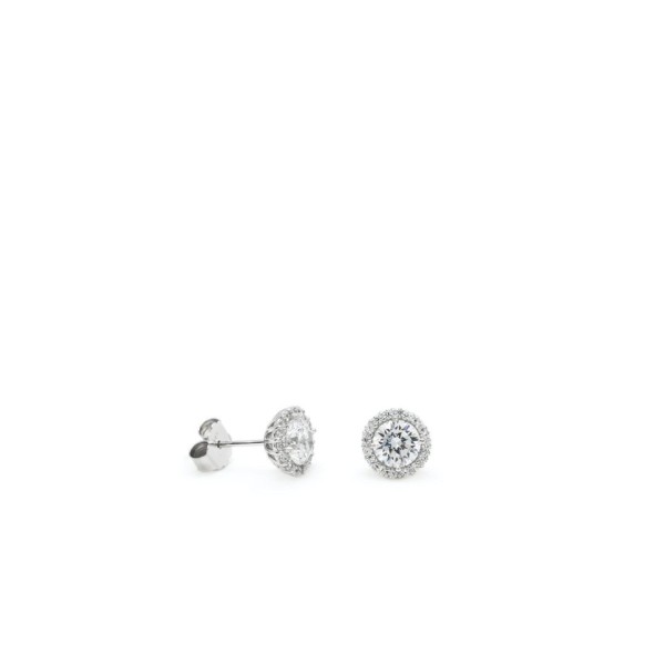 Boucles d'Oreilles  Argent 925/1000 Oxyde de Zirconium