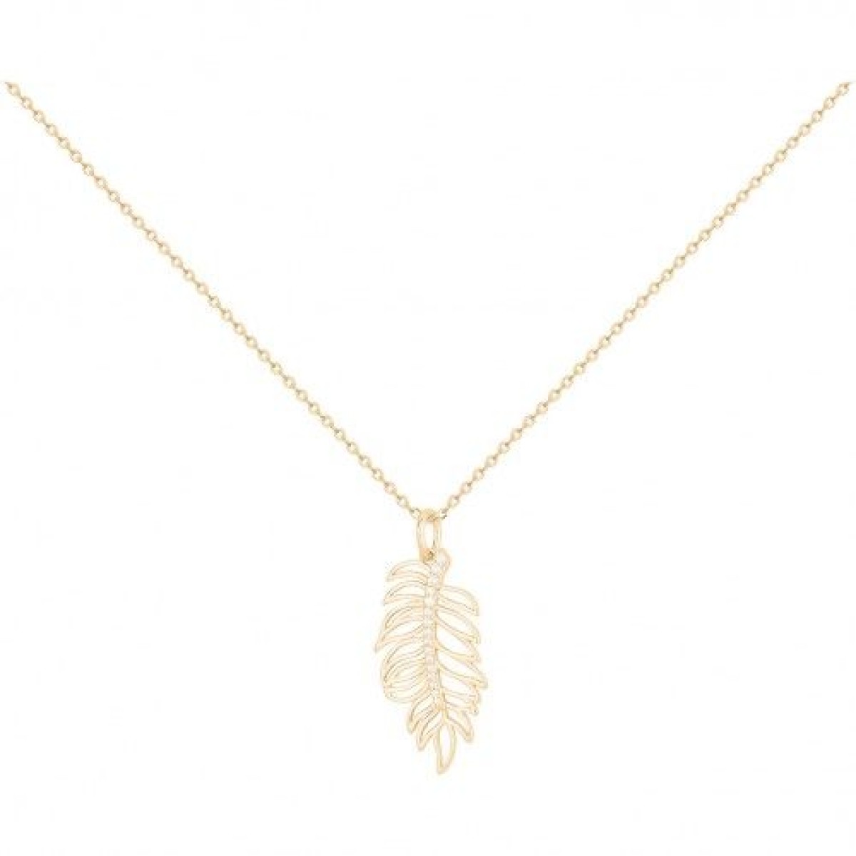 Collier  Plaqué Or Oxyde de Zirconium