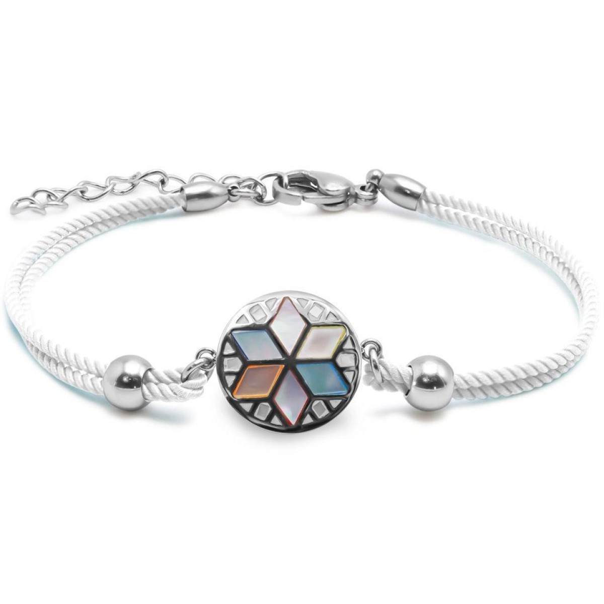 Bracelet  Acier Pierre Naturelle